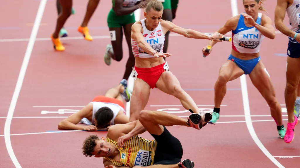 Lada Vondrová ve smíšené štafetě na MS