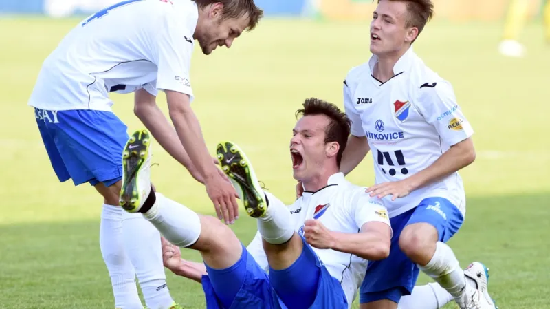 Radost fotbalistů Ostravy