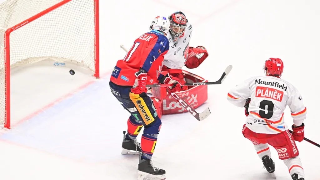 Gól v utkání HC Dynamo Pardubice – Mountfield Hradec Králové