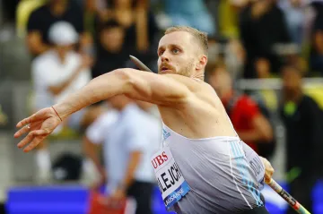 Jakub Vadlejch na mítinku DL v Lausanne