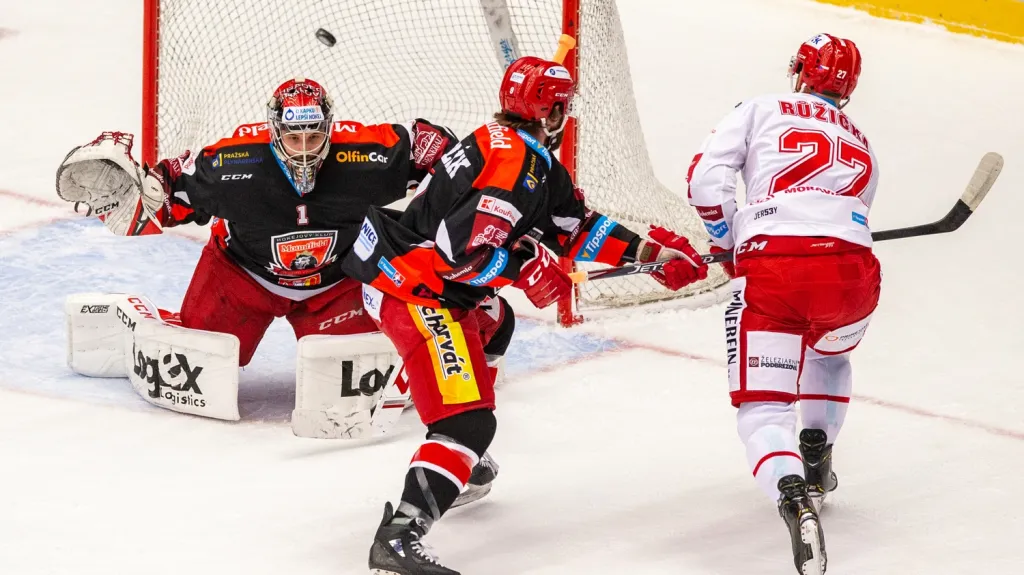 Utkání Třinec - Hradec Králové