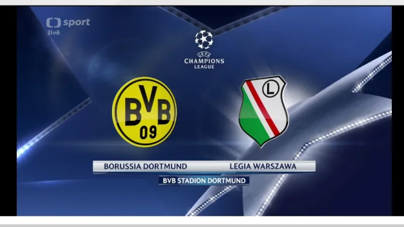 Sestřih utkání Borussia Dortmund - Legia Varšava