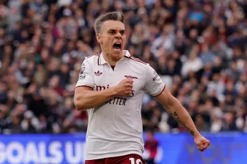 Arsenal zvítězil 1:0 na hřišti West Hamu, derby rozhodl Trossard
