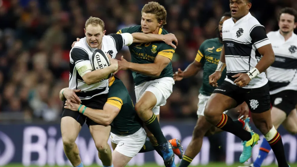 Barbarians v utkání s Jihoafrickou republikou