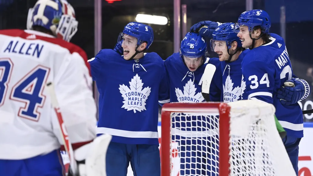 Radost hokejistů Toronta