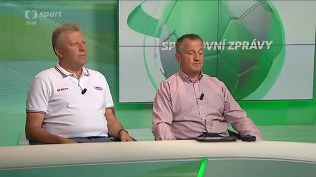 Hosté Sportovních zpráv: Petr Hemský a Jiří Besser