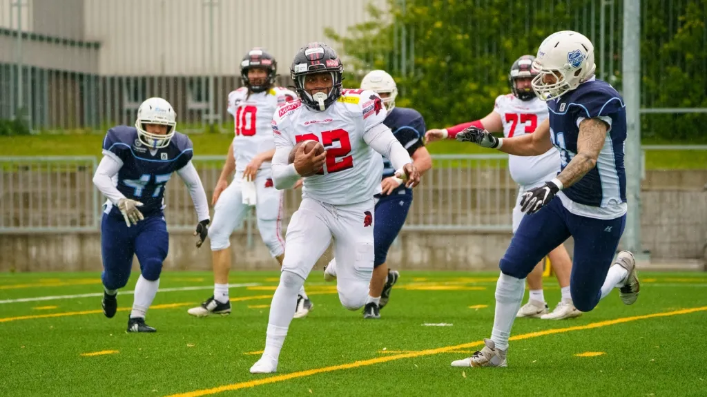 Utkání Ostrava Steelers – Vysočina Gladiators