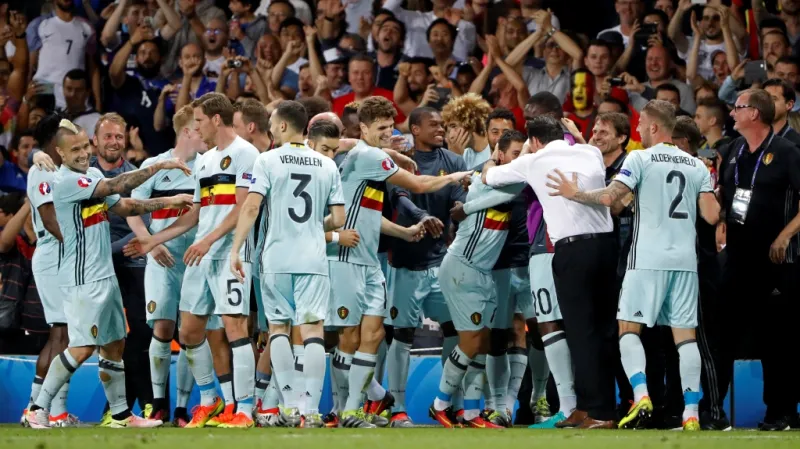 Radost belgických fotbalistů