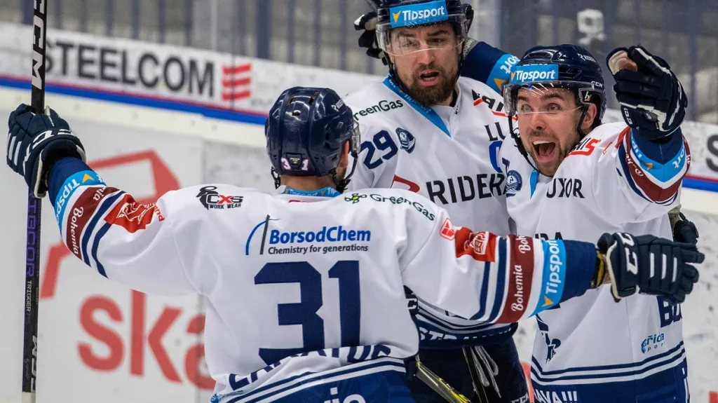 Radost hokejistů Vítkovic