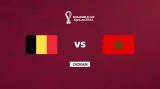 Záznam utkání Belgie - Maroko