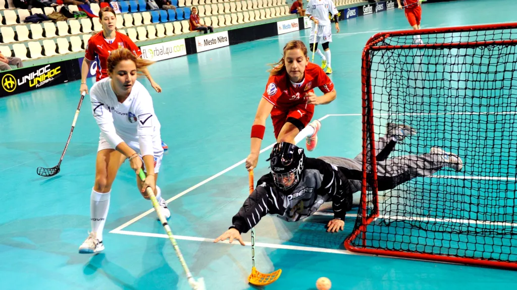 České florbalistky