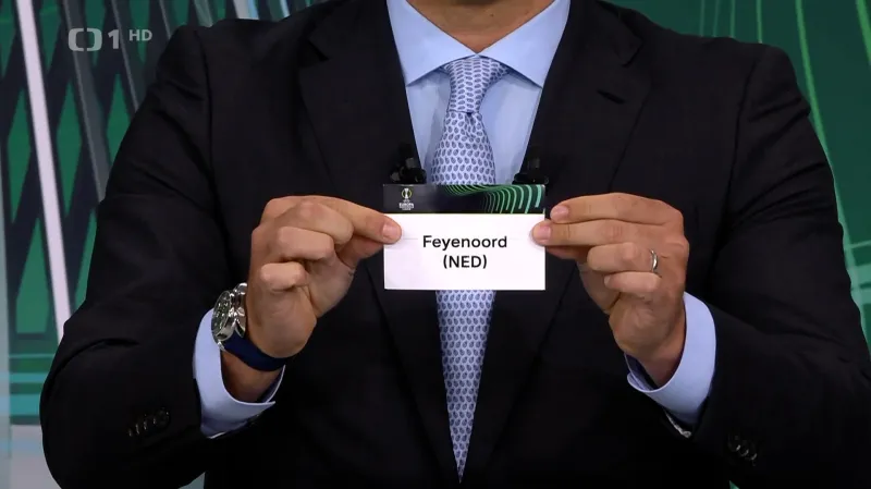 Slavia se v EKL střetne s Feyenoordem