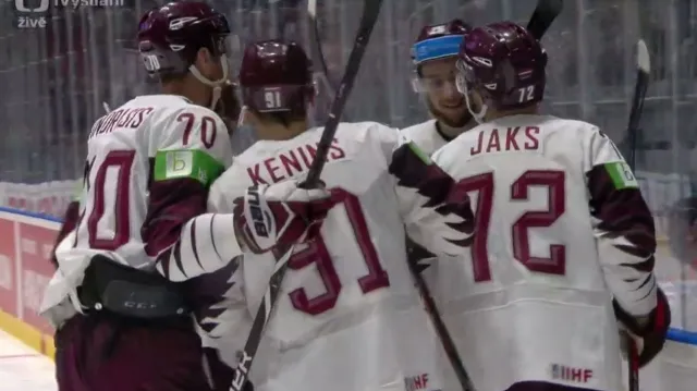 Gól v utkání Norsko - Lotyšsko: Jaks - 1:2 (47. min.)