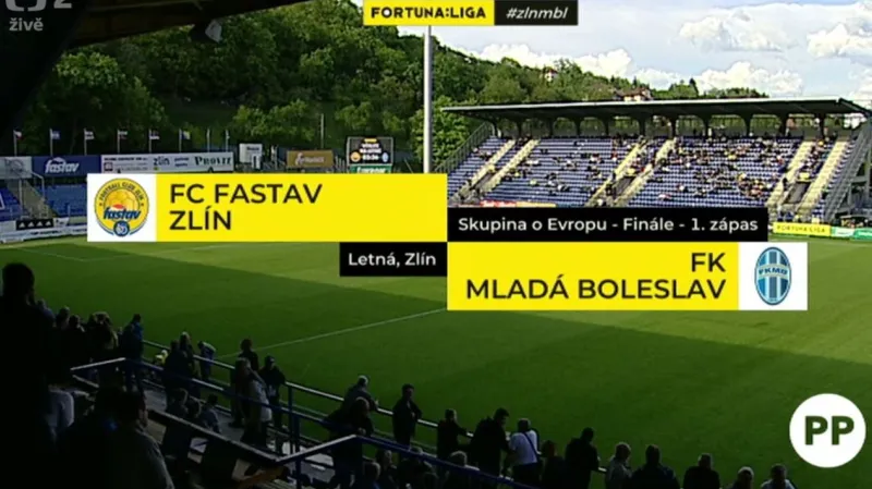 Přenos ČT: Sestřih utkání Zlín - Mladá Boleslav