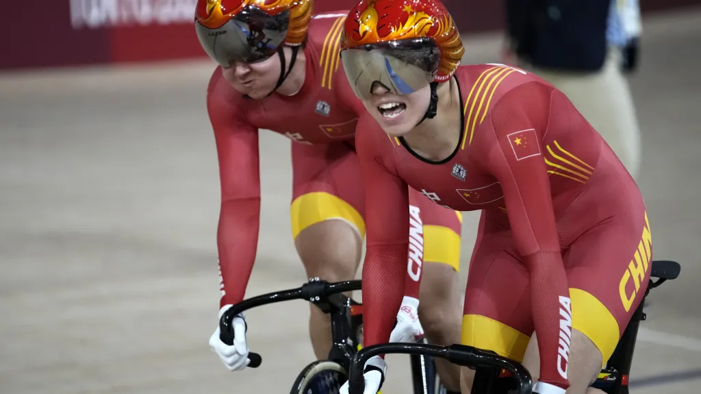 Čínské dráhařky triumfovaly v týmovém sprintu