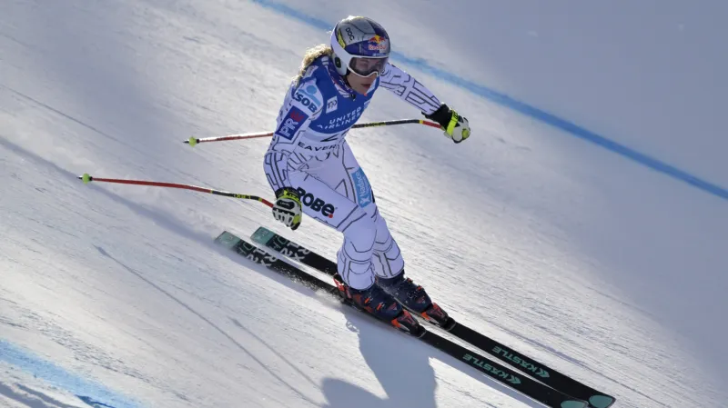 Jízda Ester Ledecké v super-G v Beaver Creeku