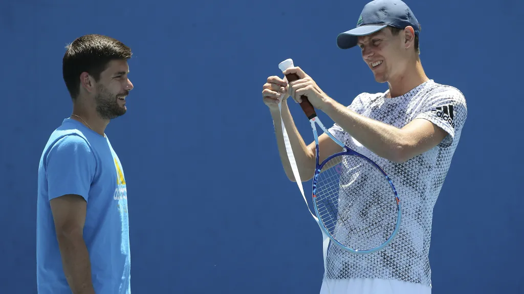 Daniel Vallverdu a Tomáš Berdych