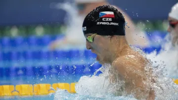 Semifinále prsařské stovky s Matějem Zábojníkem