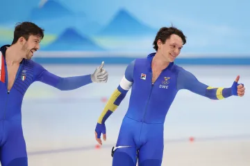 Nils van der Poel se raduje z nového rekordu