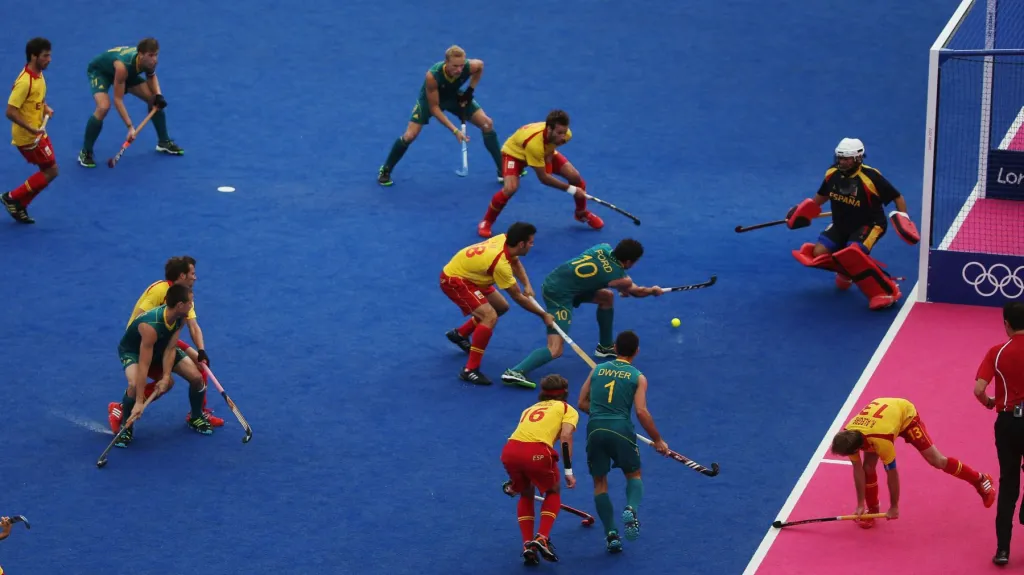 Pozemní hokej mužů: Austrálie - Španělsko