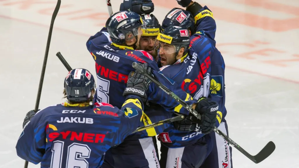 Radost hokejistů Liberce