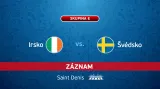 Záznam utkání Irsko - Švédsko