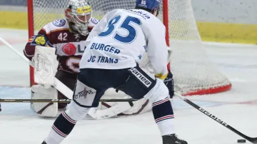 Vítkovický Jiří Burger v utkání se Spartou