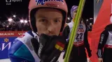 Stříbrný skok Severina Freunda ve 2. kole závodu na středním můstku