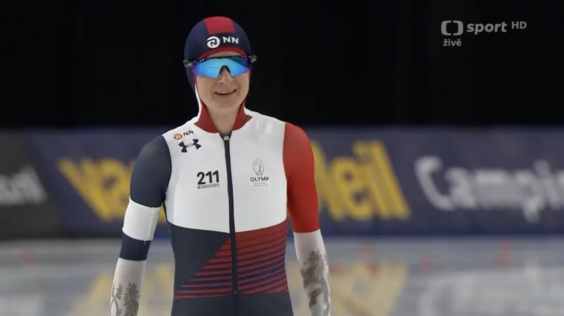 Jízda Sáblíkové na 3000 metrů na SP v Salt Lake City