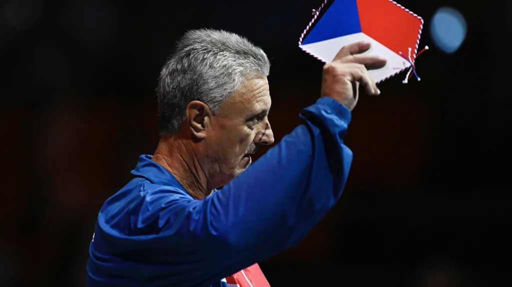 Kapitán český tenistů Jaroslav Navrátil 