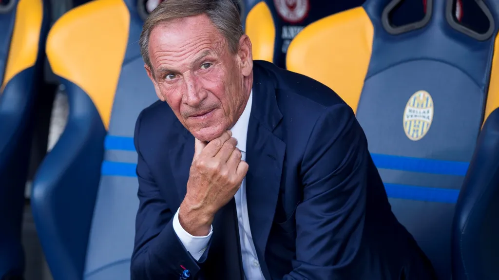 Trenér Cagliari Zdeněk Zeman