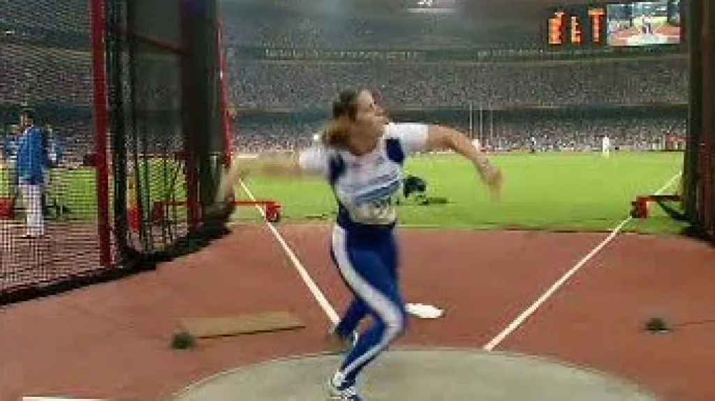 Diskařka Věra Cechlová