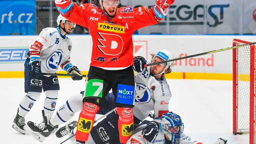 Tomáš Zohorna skóruje v Plzni