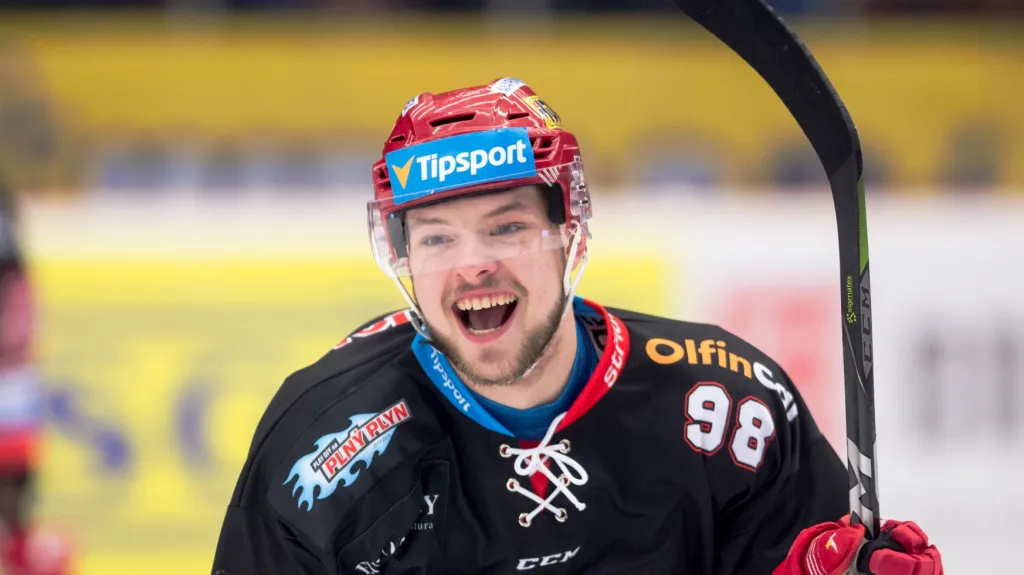 Útočník Hradce Králové Radovan Pavlík