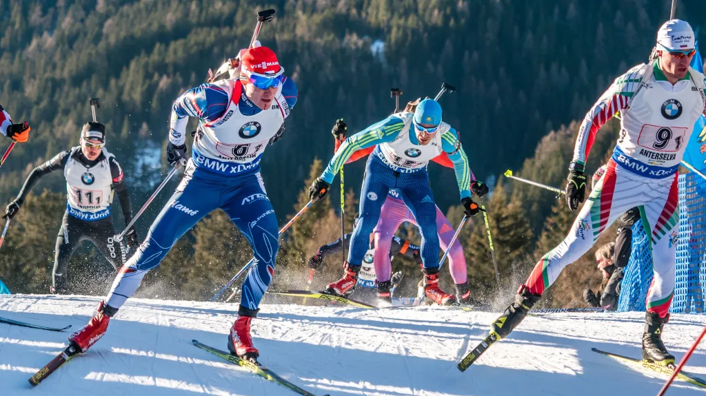 Ondřej Moravec během štafety