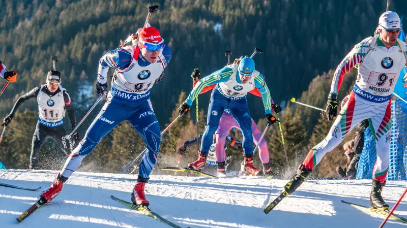 Ondřej Moravec během štafety