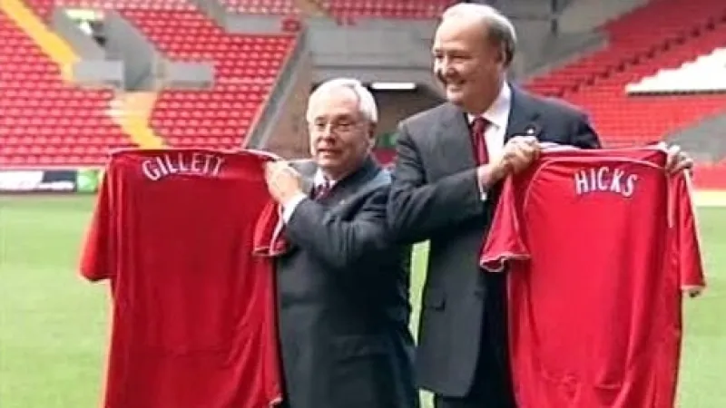 Majitelé Liverpoolu Tom Hicks a George Gillett junior