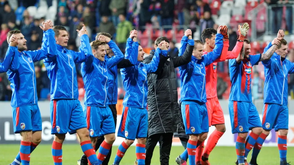 Radost fotbalistů Plzně