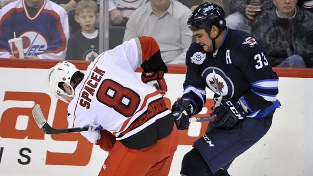 Jaroslav Špaček v dresu Caroliny