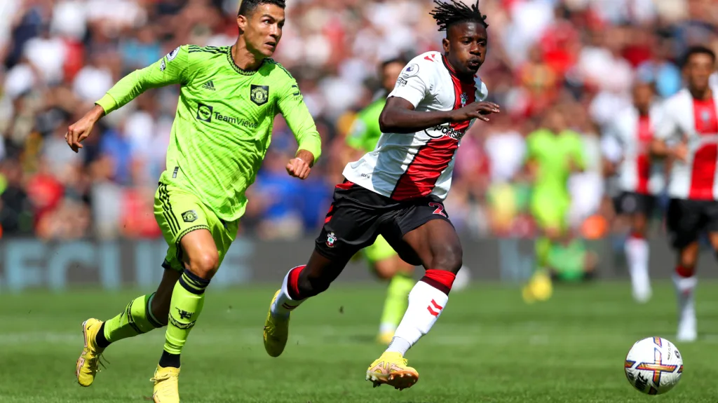 Southampton - Manchester U., Ronaldo a Salisu