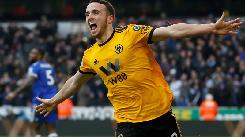 Diogo Jota se raduje z branky