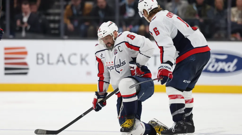 Alexandr Ovečkin z Washingtonu v bolestech