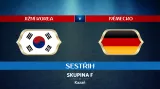 Sestřih utkání Jižní Korea - Německo