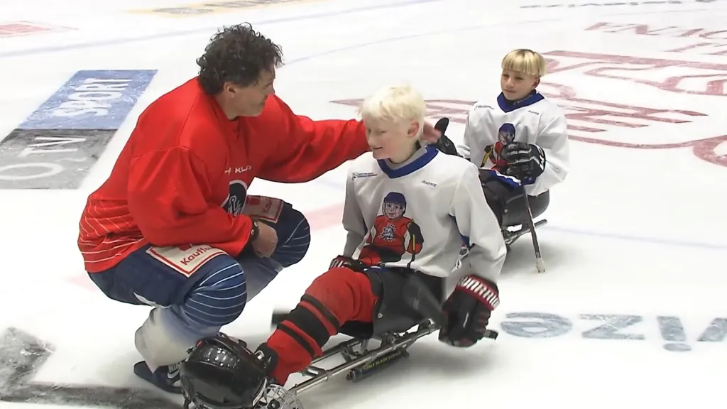 Jaromír Jágr podpořil mladé parahokejisty