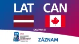 Záznam utkání Lotyšsko – Kanada