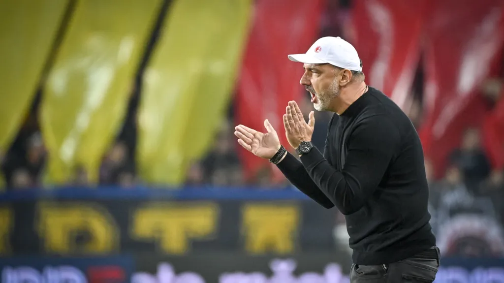 Trenér Slavie Jindřich Trpišovský