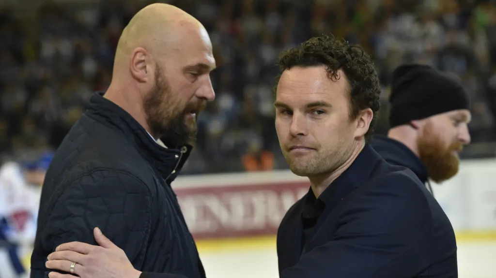 Trenéři Libor Zábranský a Filip Pešán