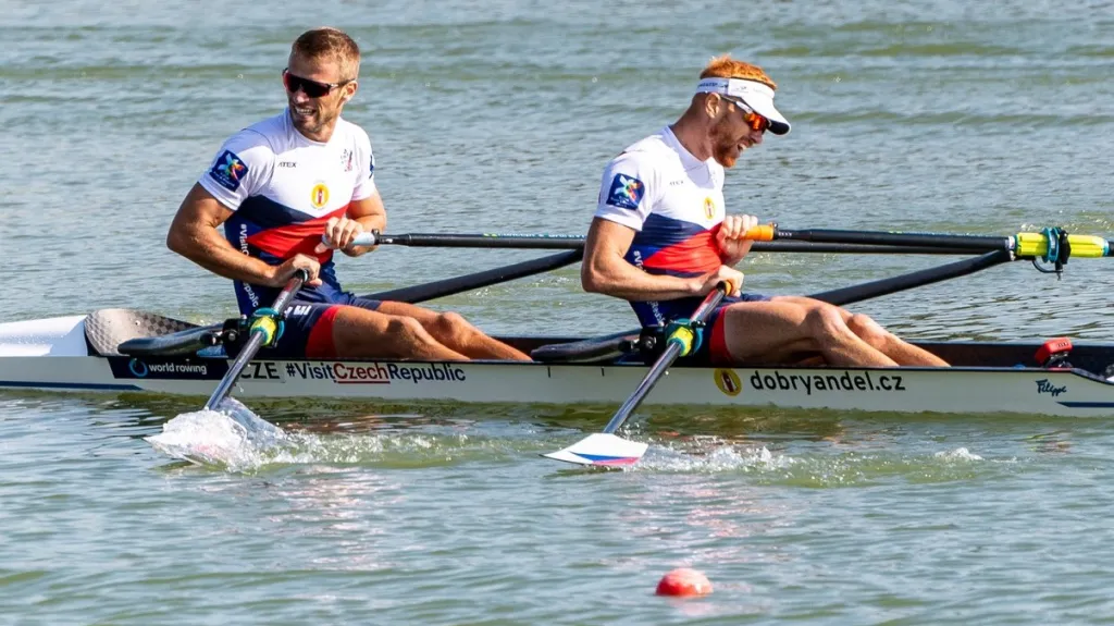 Dvojskif lehkých vah Jiří Šimánek a Miroslav Vraštil