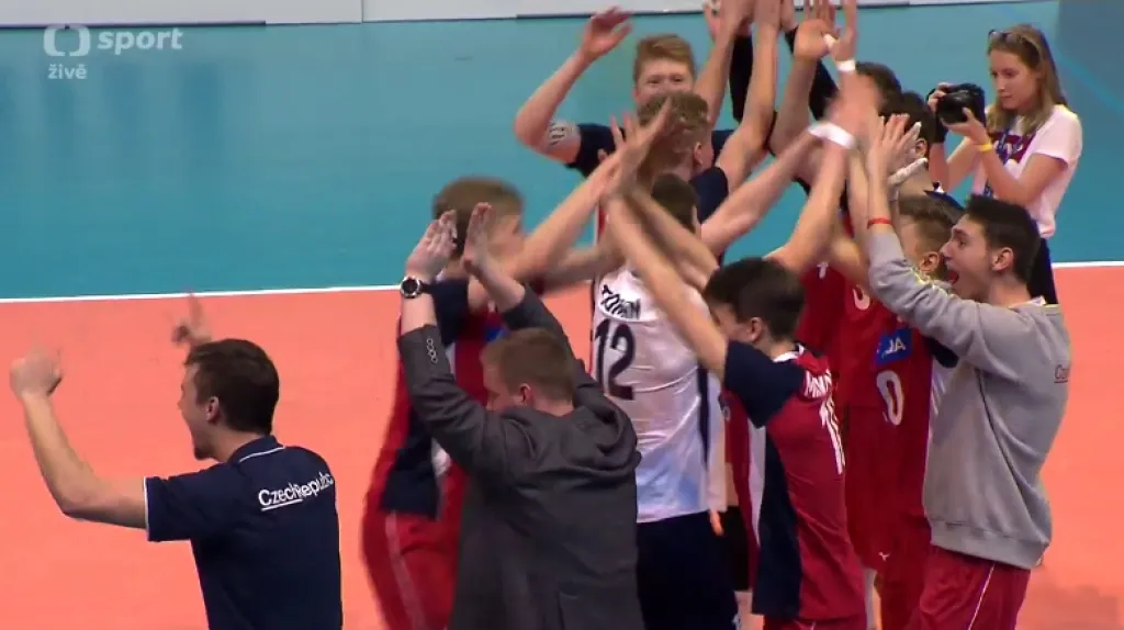 Volejbalová osmnáctka je v semifinále ME