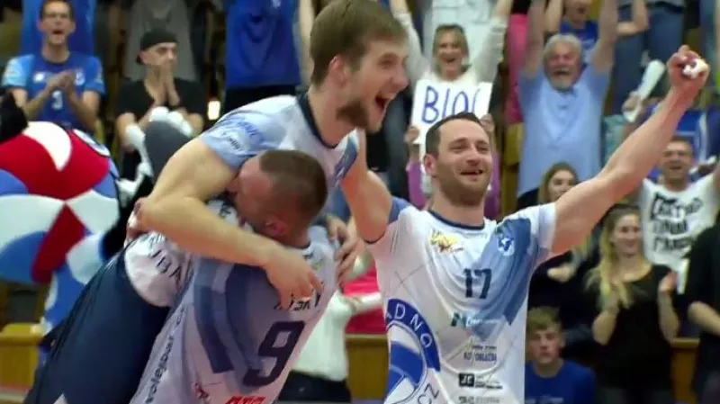 Volejbalisté Kladna opět vyřadili Liberec a ve finále vyzvou Karlovarsko